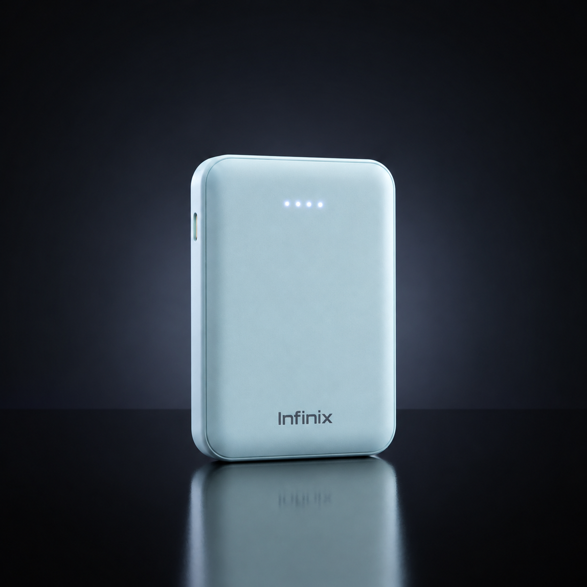 Infinix XP05 5000mAh power bank with dual USB output and LED indicator